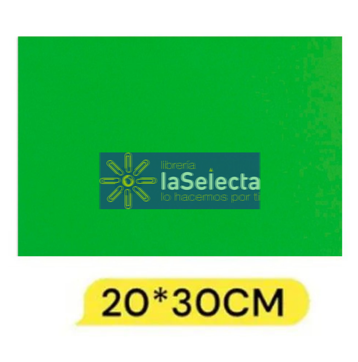 GOMA EVA LISA 20X30 CM 2MM VERDE MEDIO IMPORTADO